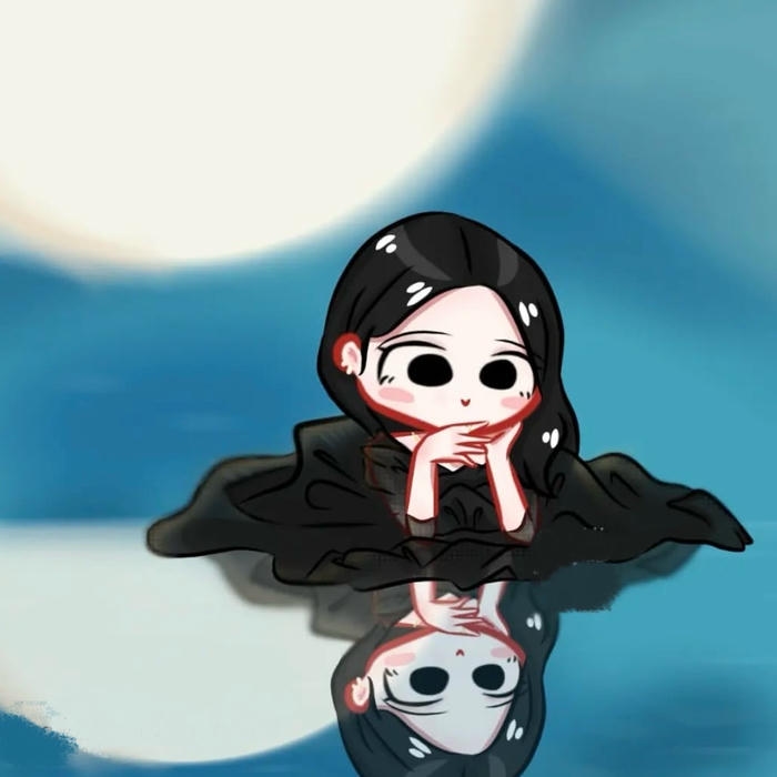 hình jisoo chibi nét mặt hiền hòa gần gũi