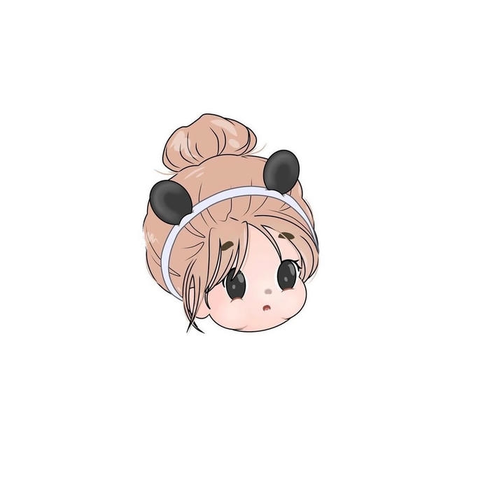 hình rose chibi mang nét gần gũi đời thường