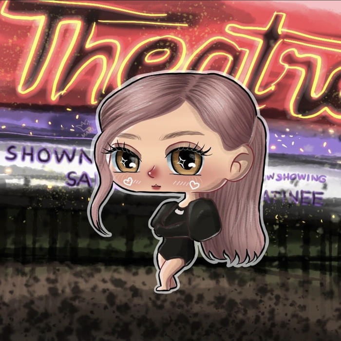 hình rose chibi thể hiện nét đáng nhớ của idol