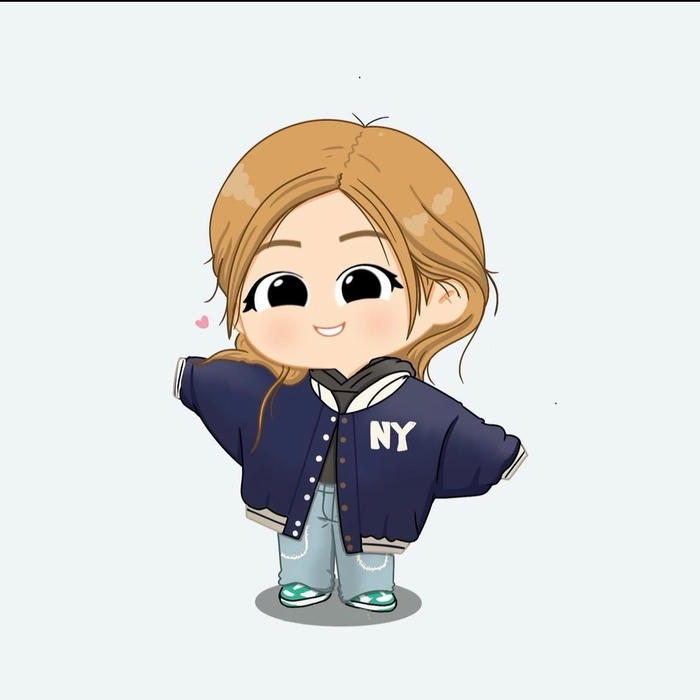 hình rose chibi thường được chia sẻ trong cộng đồng