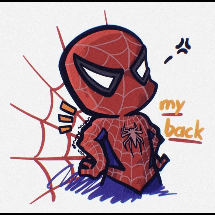 hình spider man chibi diện mạo anh hùng thu nhỏ