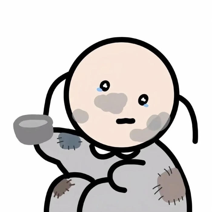 meme avatar tình trạng nghèo kiết xác