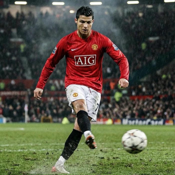 ronaldo avatar ngầu mạnh mẽ đứng đấu