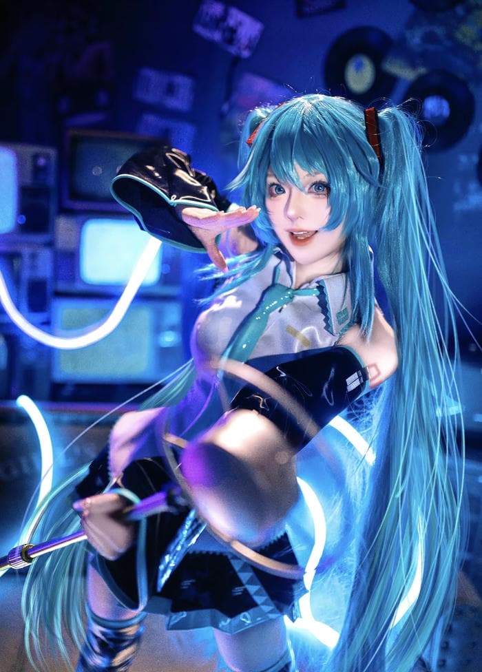 Bộ sưu tập 90+ cosplay Miku đẹp nghệ thuật, ánh sáng đẹp