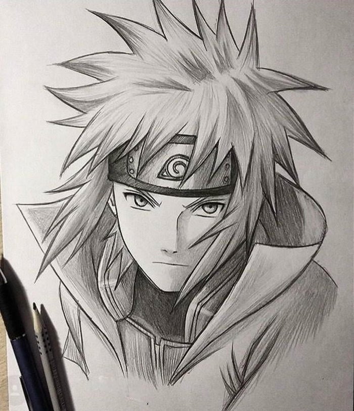 hình tranh vẽ anime nam sắc thái lạnh