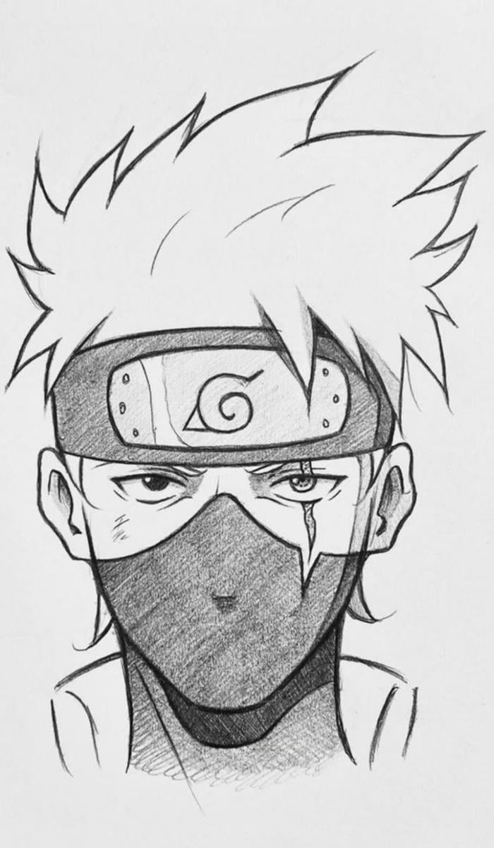 mẫu tranh phác họa cho tranh vẽ anime nam