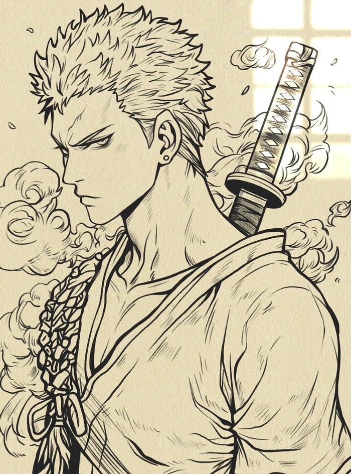 tranh vẽ anime nam hình ảnh cá tính