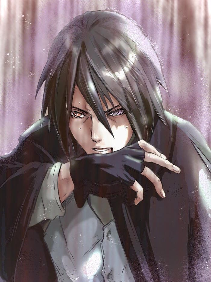 Ảnh avatar sasuke thể hiện khoảnh khắc im lặng trước trận chiến