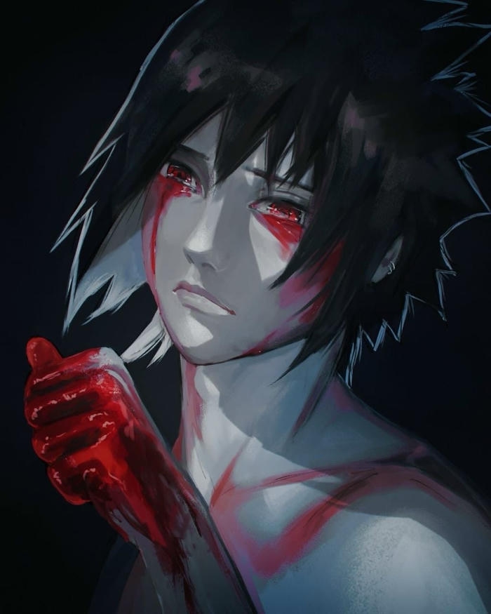 Bức ảnh avatar sasuke khắc họa chiều sâu nhân vật