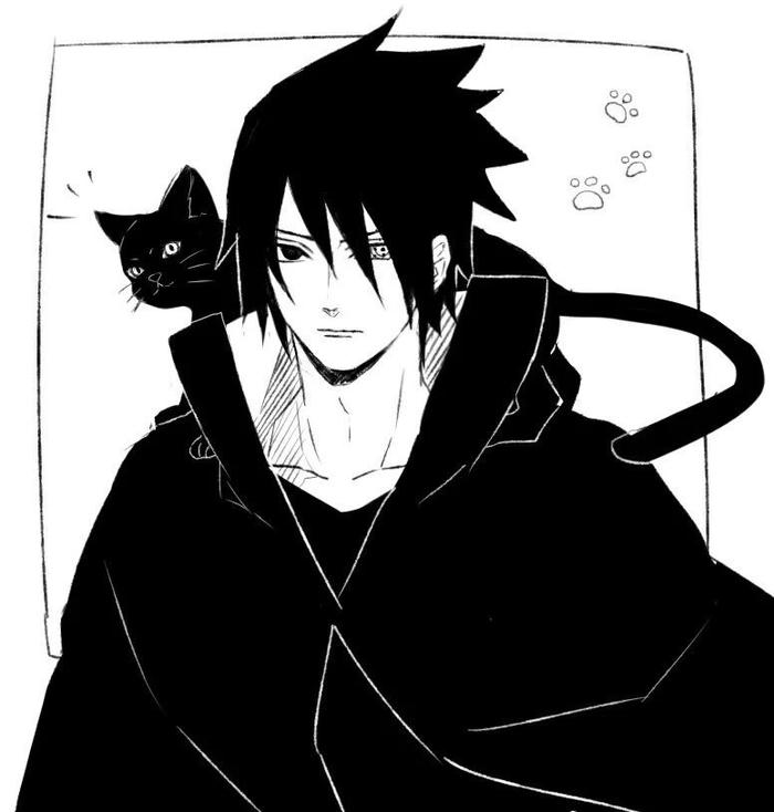 Hình ảnh avatar sasuke thể hiện ý chí mạnh mẽ