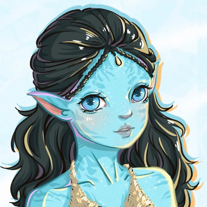 nhân vật Avatar mang màu sắc giả tưởng