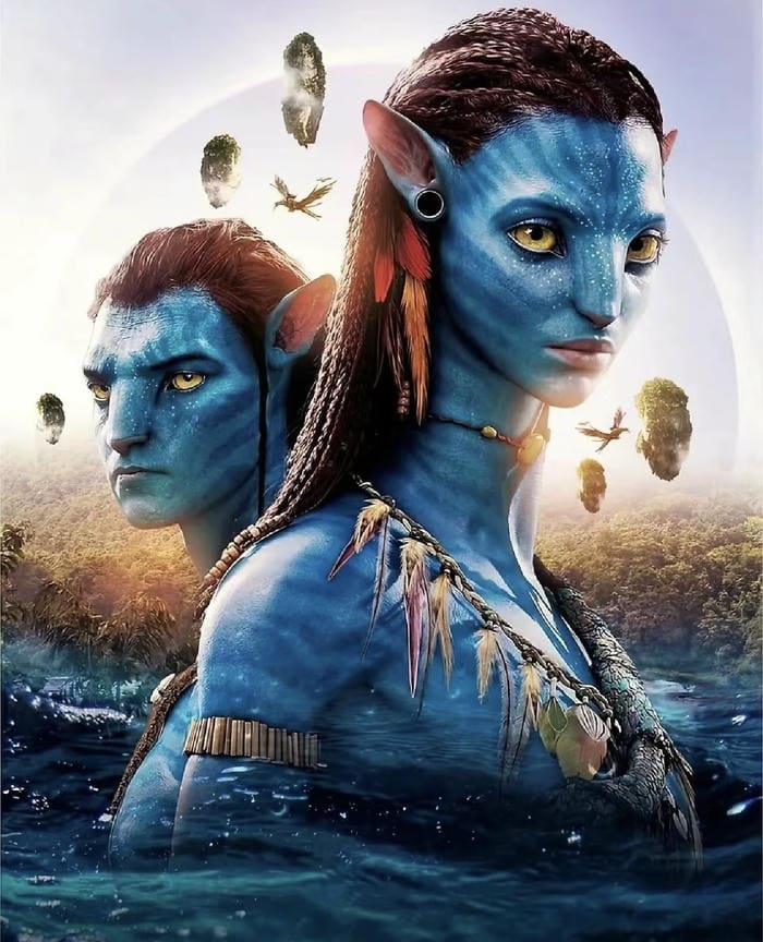 nhân vật Avatar trong khung cảnh rộng