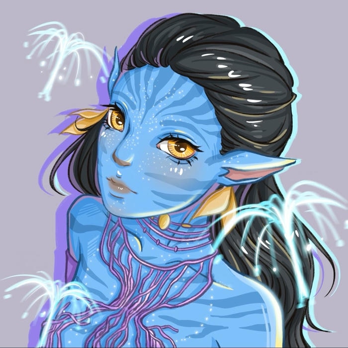 nhân vật Na’vi trong không gian Pandora