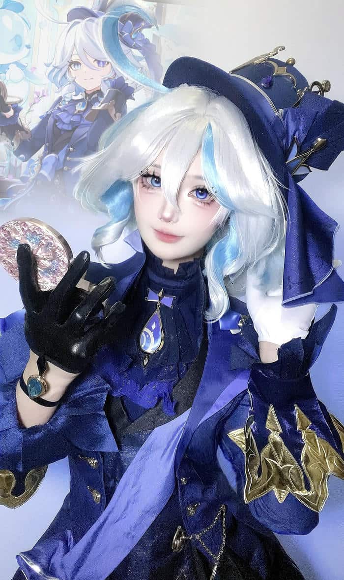Bức hình furina cosplay gợi hình ảnh quyền lực mềm mại