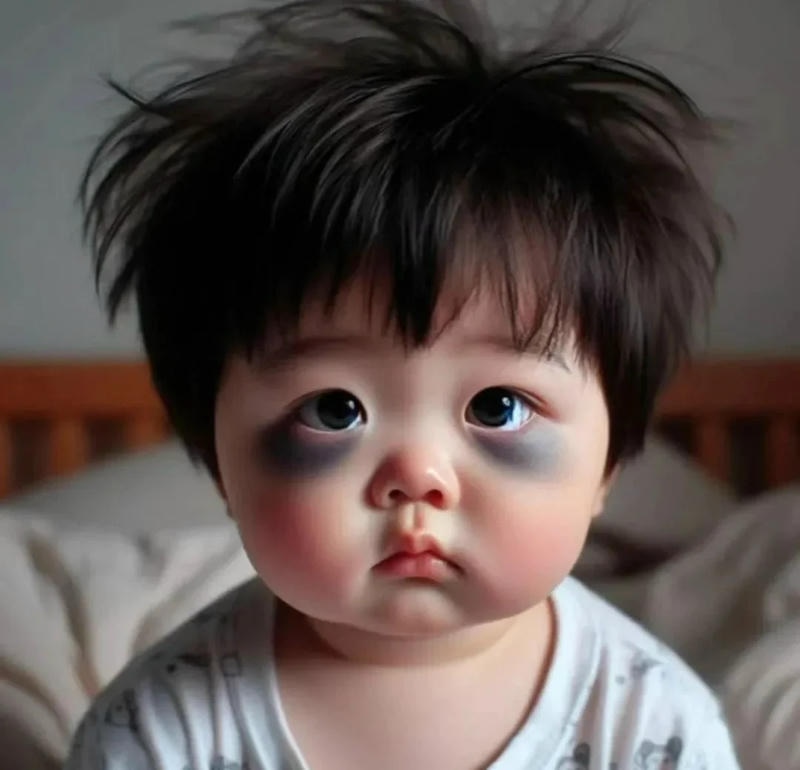 Cảnh đêm khuya với trạng thái mệt nhưng không ngủ