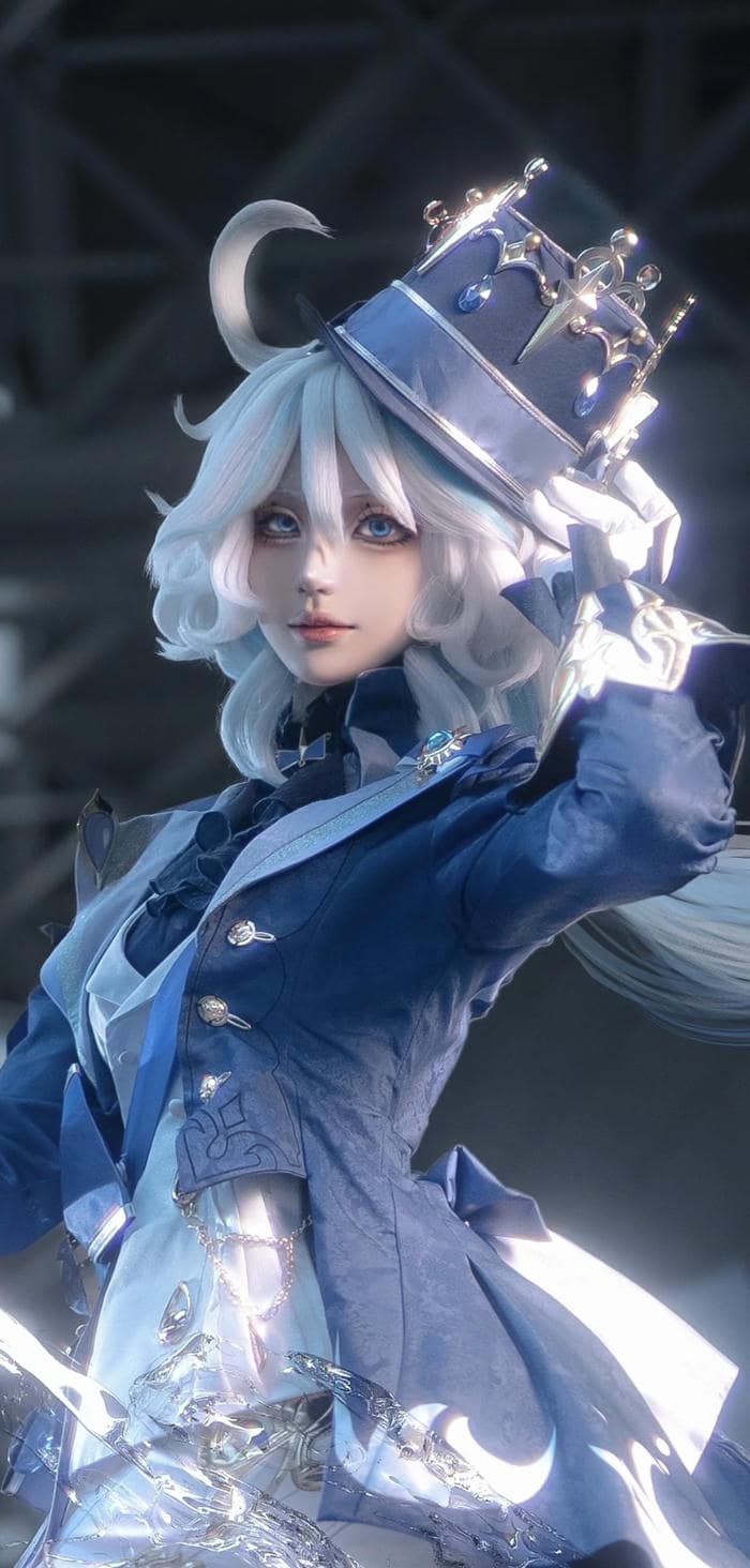 Hình ảnh furina cosplay thể hiện khí chất riêng rõ ràng