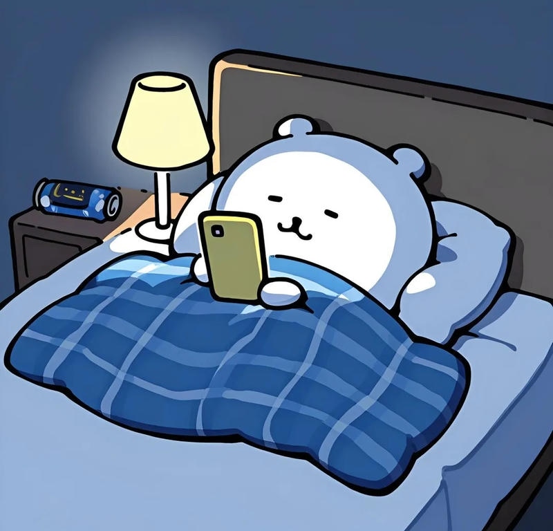Hình ảnh meme mất ngủ với phong cách gây cười