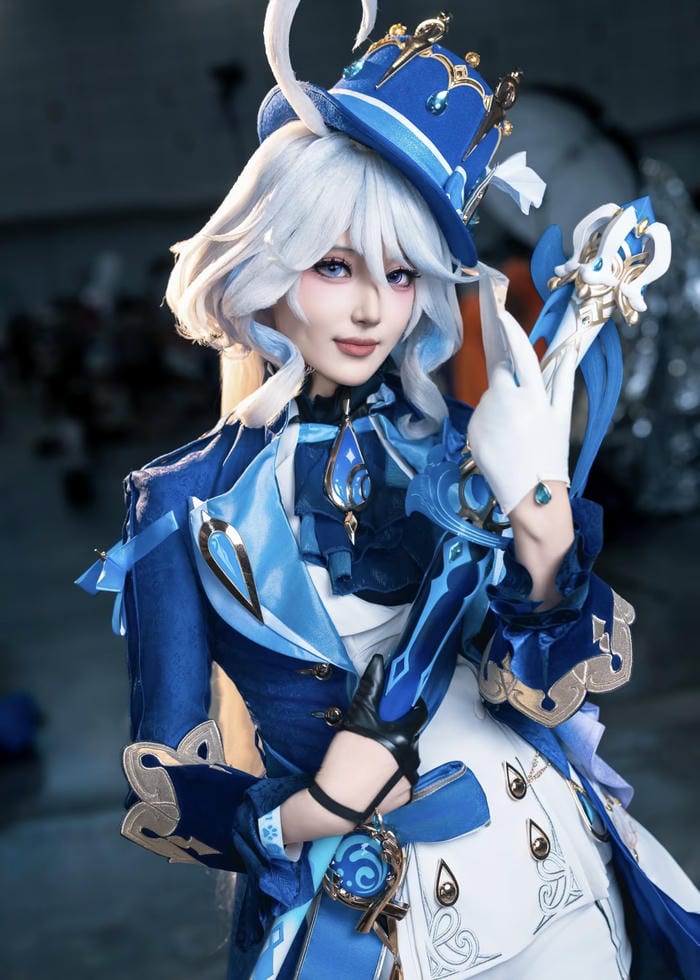 Hình furina cosplay gợi hình ảnh nổi bật tự nhiên