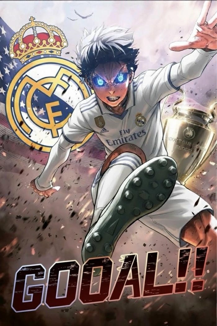 ảnh anime bóng đá biểu cảm quyết tâm