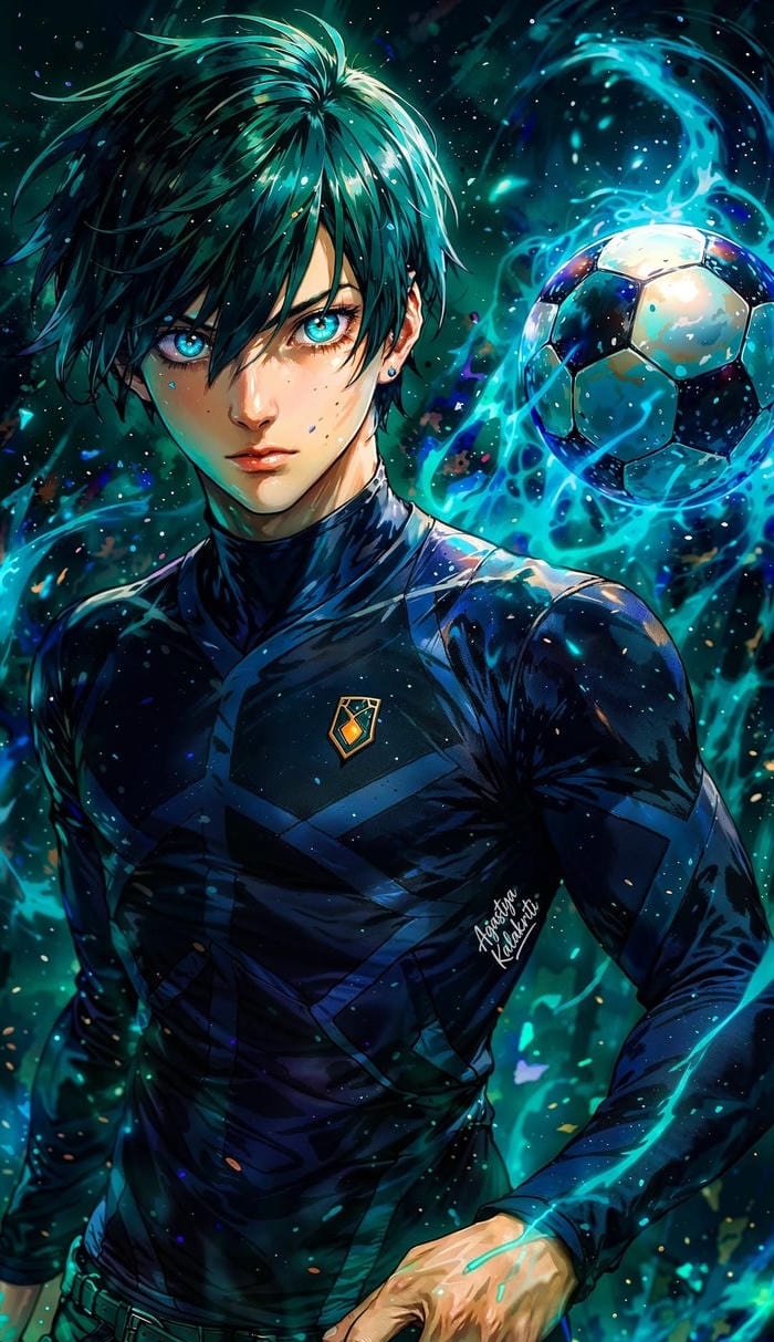 ảnh anime bóng đá đường bóng mạnh