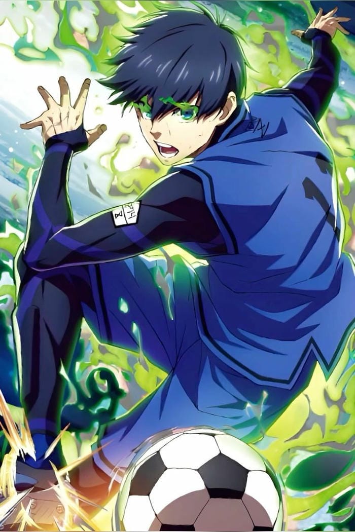 ảnh anime bóng đá pha tranh chấp