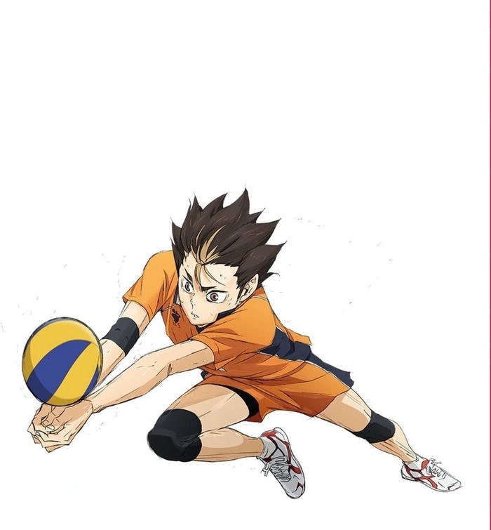 hình ảnh anime bóng chuyền cao trào thi đấu