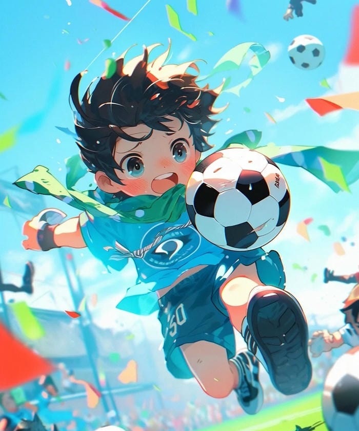 hình ảnh anime bóng đá nhịp độ cao