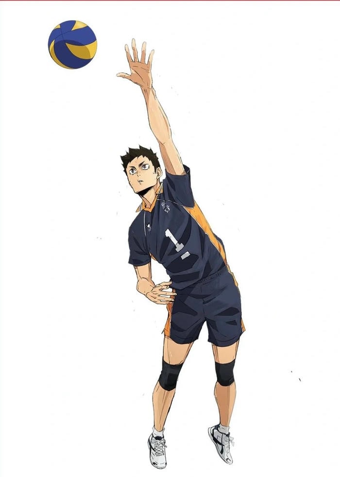 khoảnh khắc đập bóng ảnh anime bóng chuyền