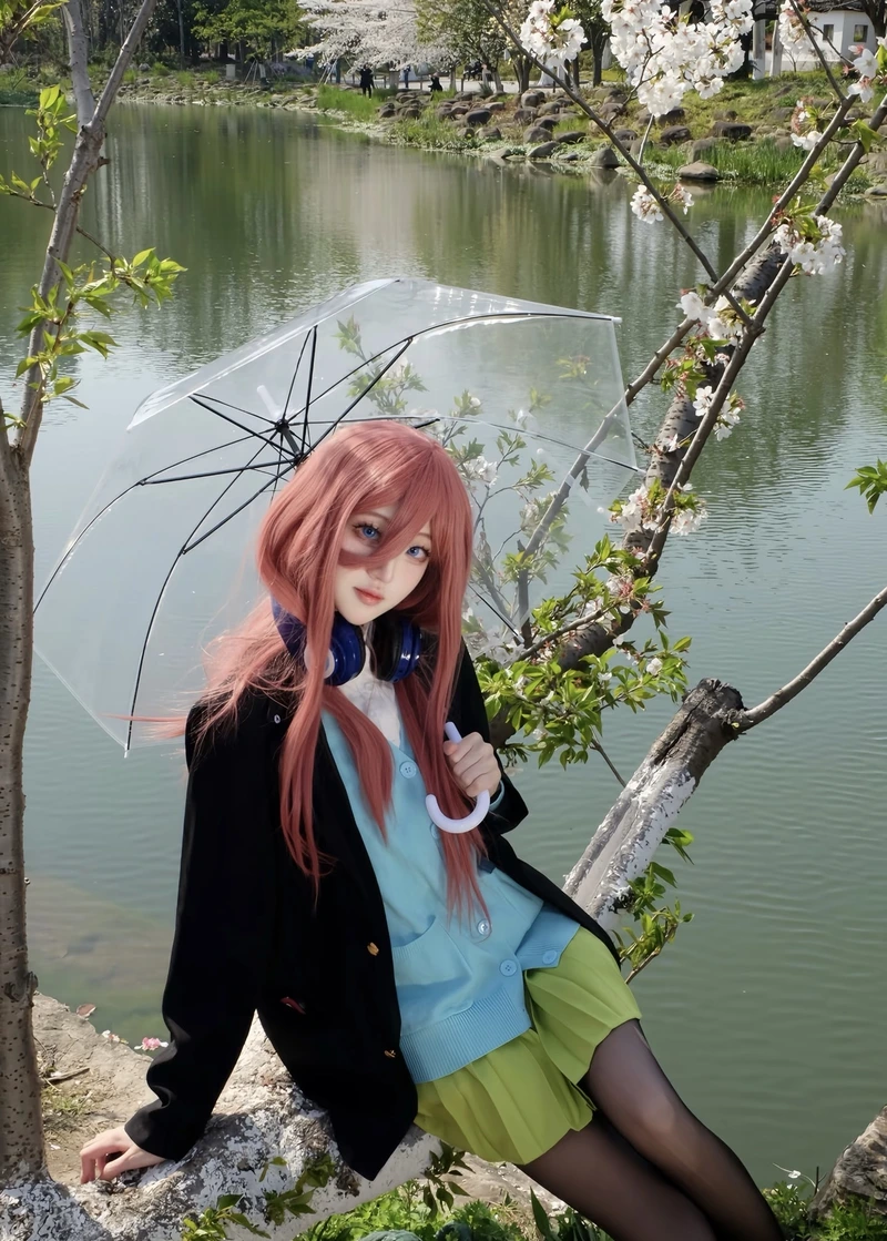 Ảnh Miku Nakano cosplay thể hiện nét tinh khôi dễ thiện cảm