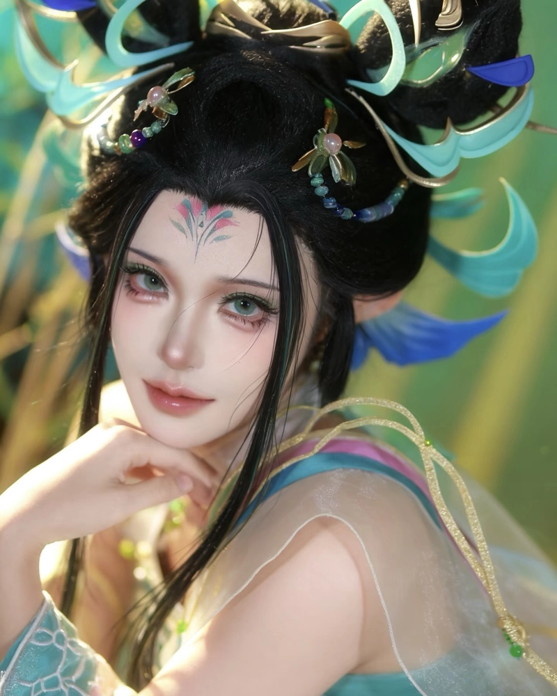 Ảnh cosplay Liên Quân ánh mắt cuốn hút đậm chất nhân vật