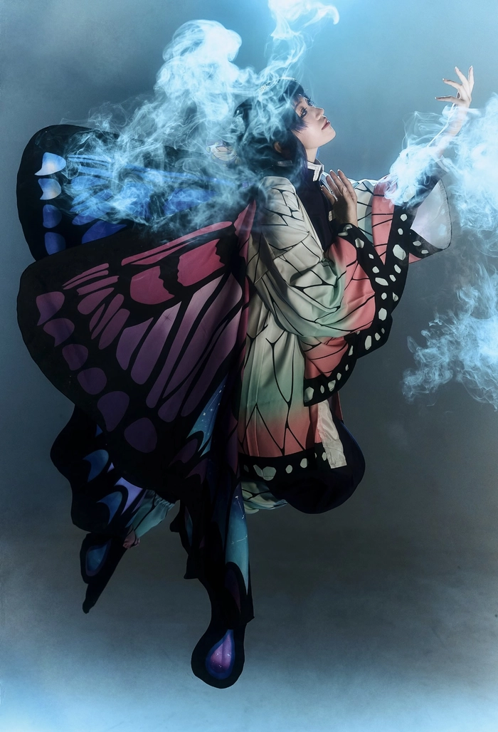 Ảnh cosplay kimetsu no yaiba rõ tổng thể trang phục