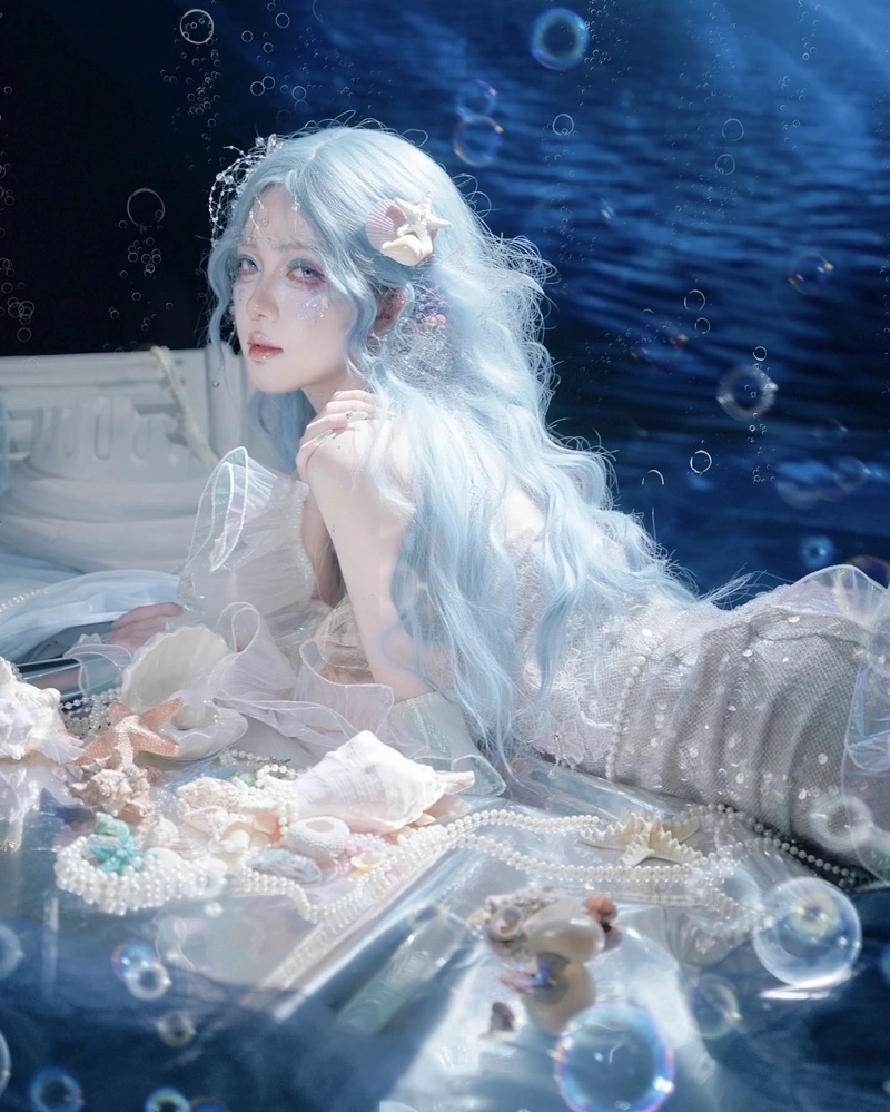 Ảnh cosplay nàng tiên cá xinh đẹp mang vẻ đẹp đại dương