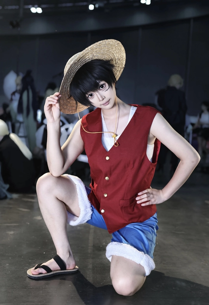 Ảnh cosplay one piece nhìn rõ tổng thể trang phục