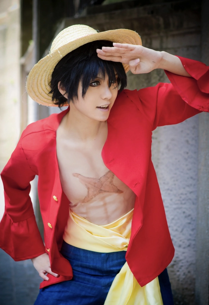 Ảnh cosplay one piece với trang phục rõ nét