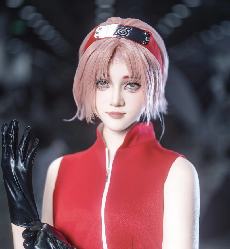 Ảnh cosplay sakura nhìn rõ trang phục