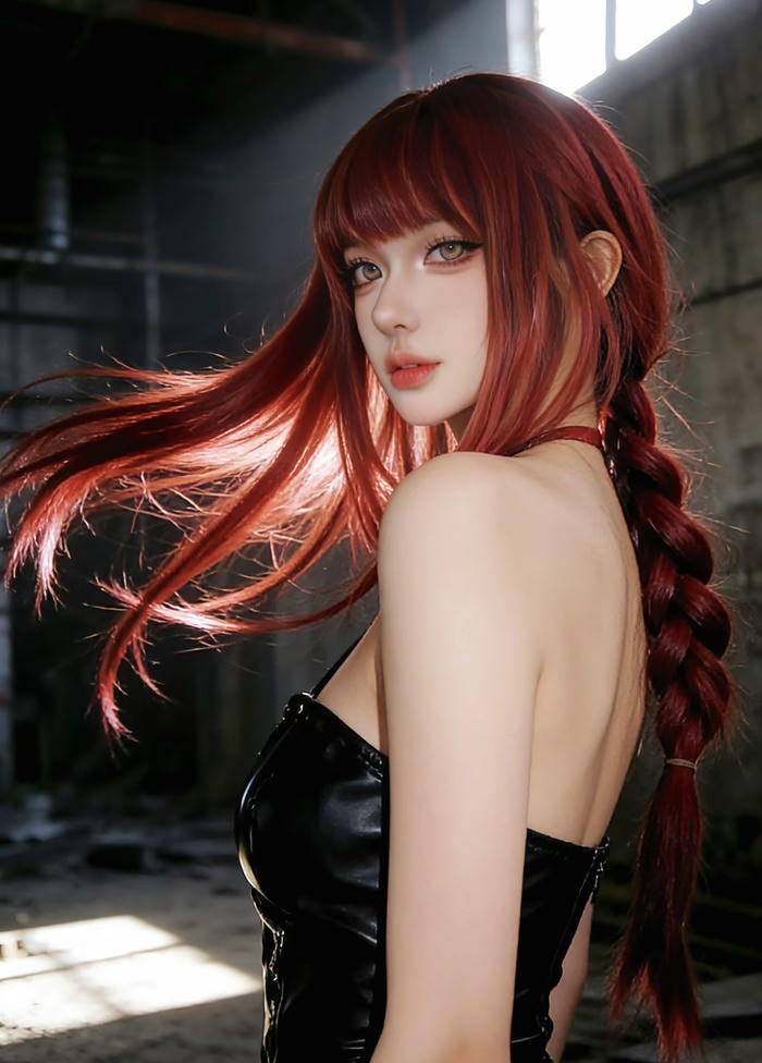 Ảnh makima cosplay cho thấy sự chi phối tâm lý