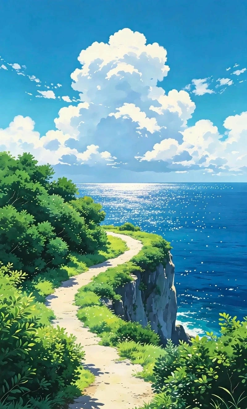 Ảnh phong cảnh anime mưa đêm cực hợp ảnh đại diện chill
