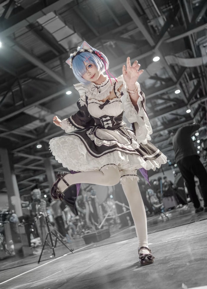 Ảnh rem cosplay gợi hình ảnh nữ nhân vật được yêu thích