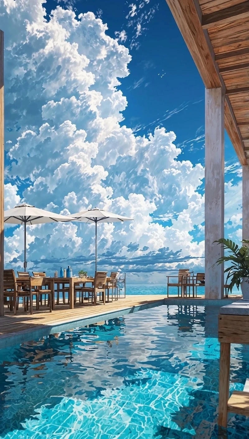 Anime phong cảnh trời sao phong cách hoạt hình Nhật Bản đẹp