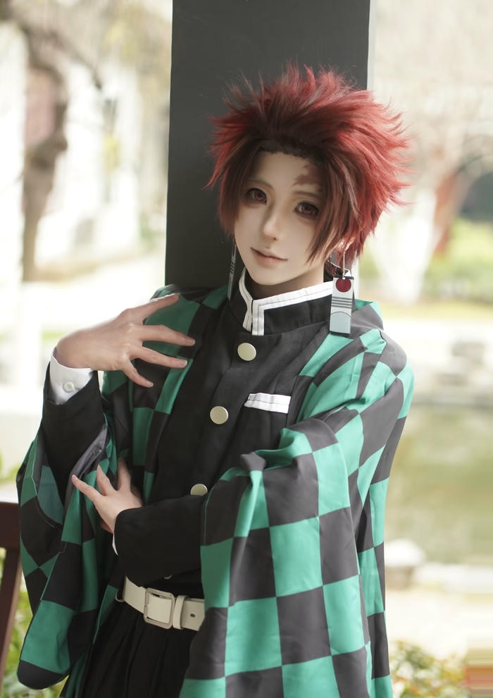 Bức ảnh tanjiro cosplay thể hiện nội tâm vững vàng