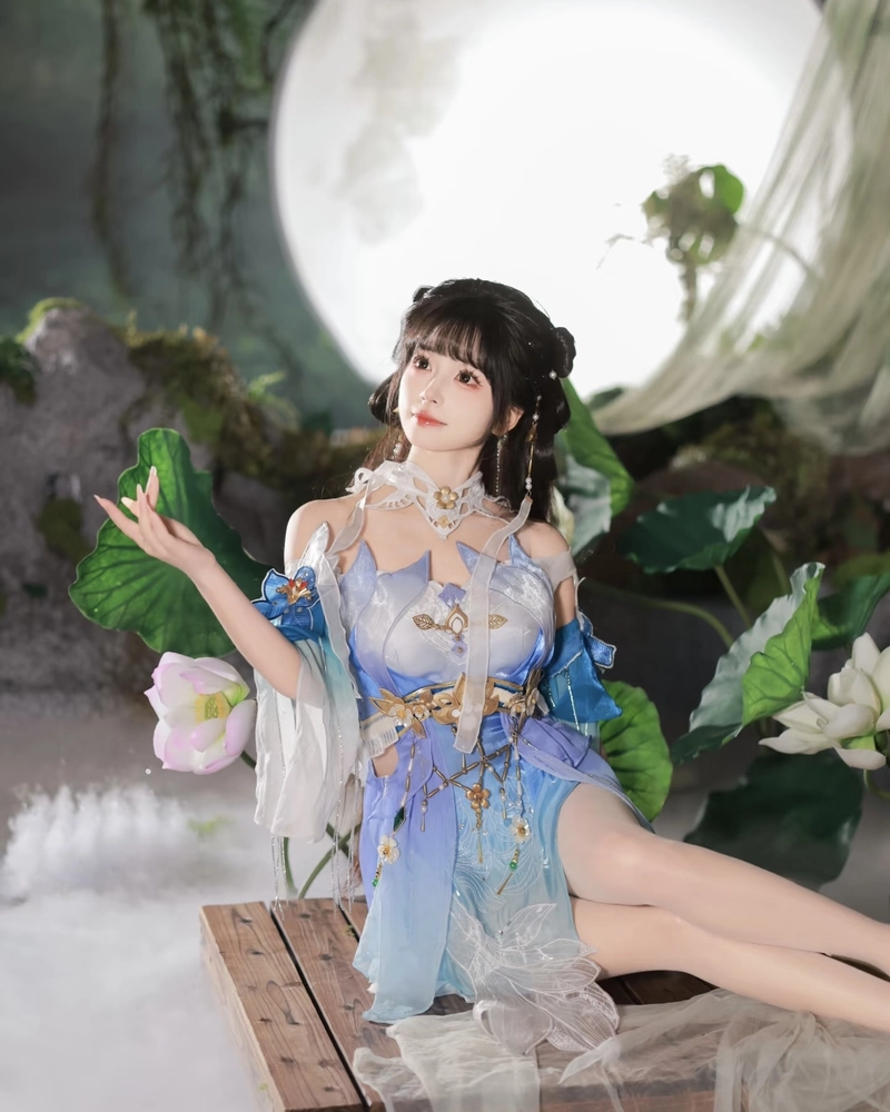 Cosplay cổ trang nữ với vẻ đẹp tinh khôi nhẹ nhàng