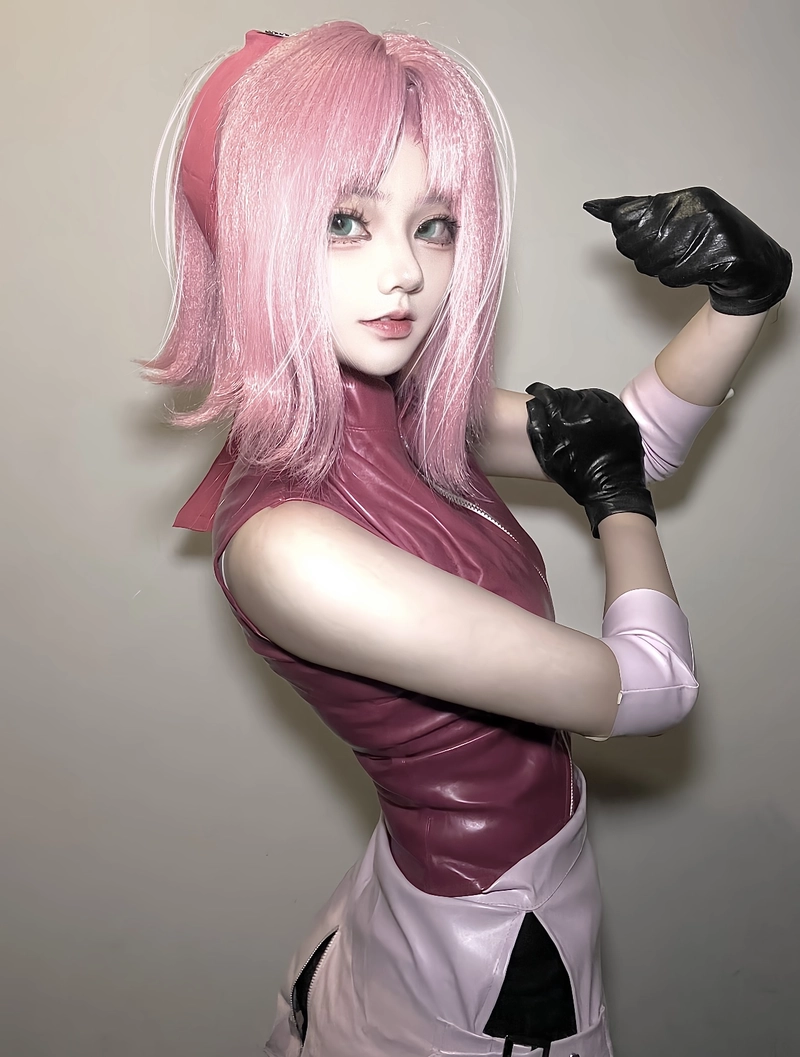 Cosplay sakura với phong cách nhẹ nhàng