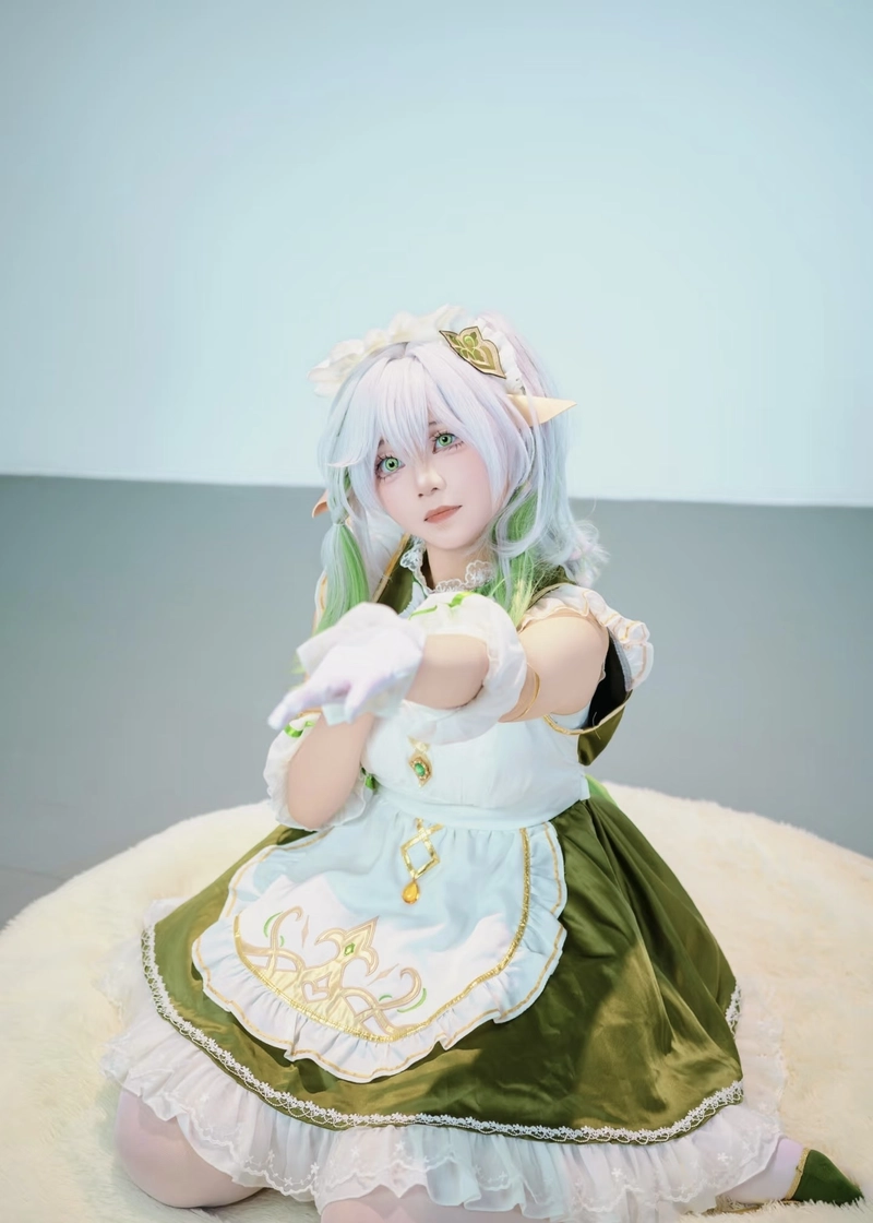 Hình Nahida cosplay mang tạo hình mềm mại và thanh nhã