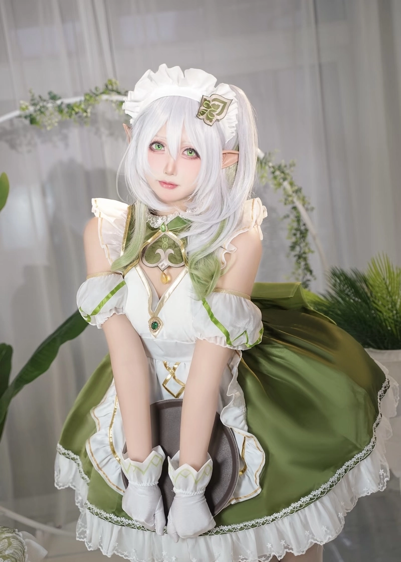 Hình Nahida cosplay thể hiện nét nữ tính rất hài hòa
