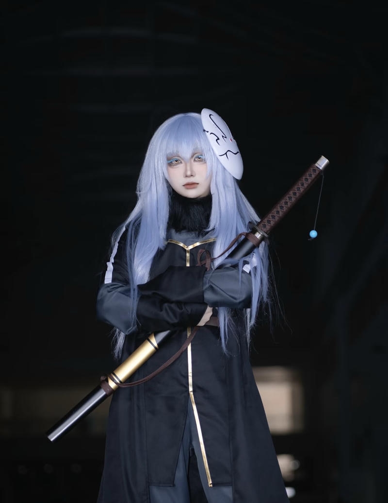 Hình Rimuru cosplay mang nét hoạt bát linh hoạt