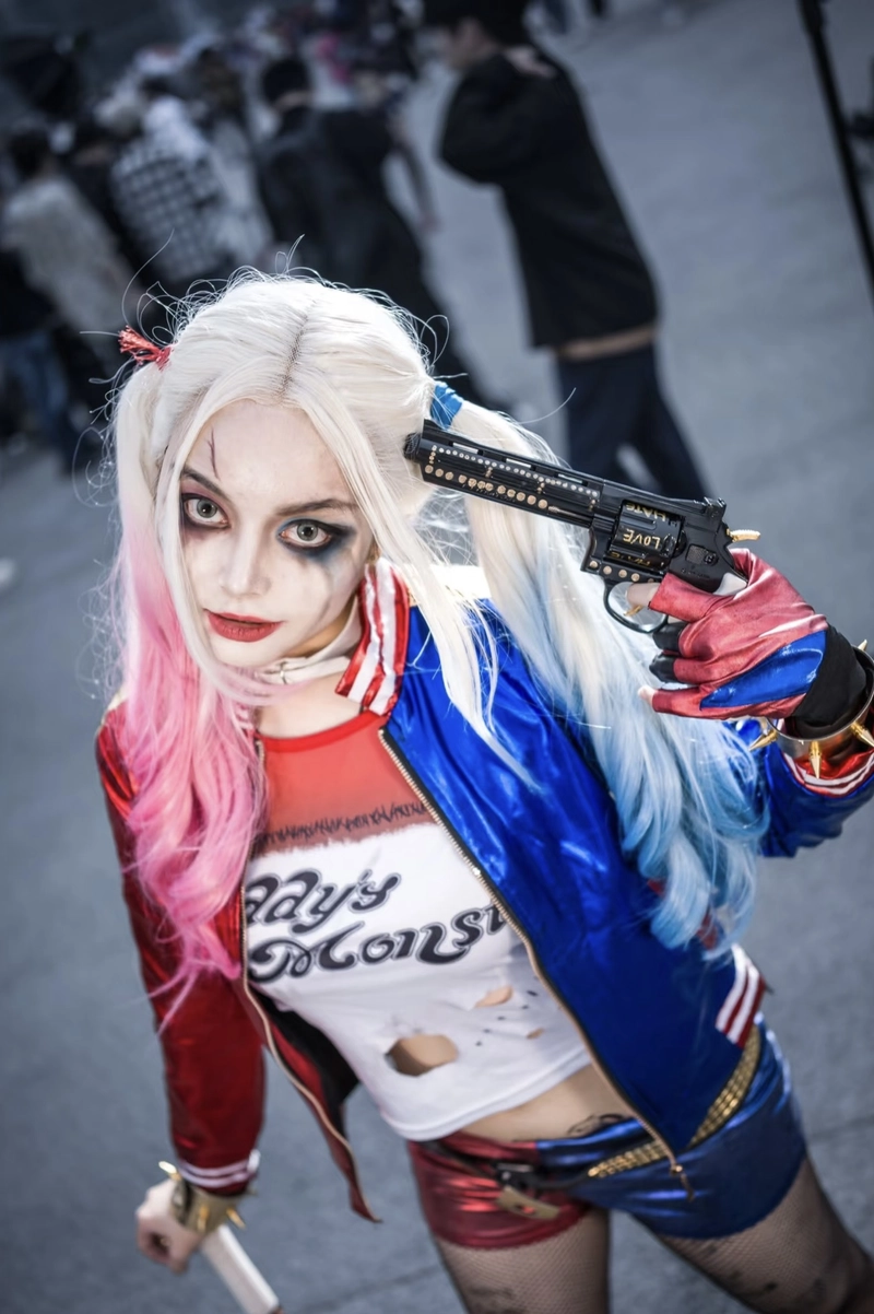 Hình ảnh Harley Quinn cosplay phong cách nổi bật