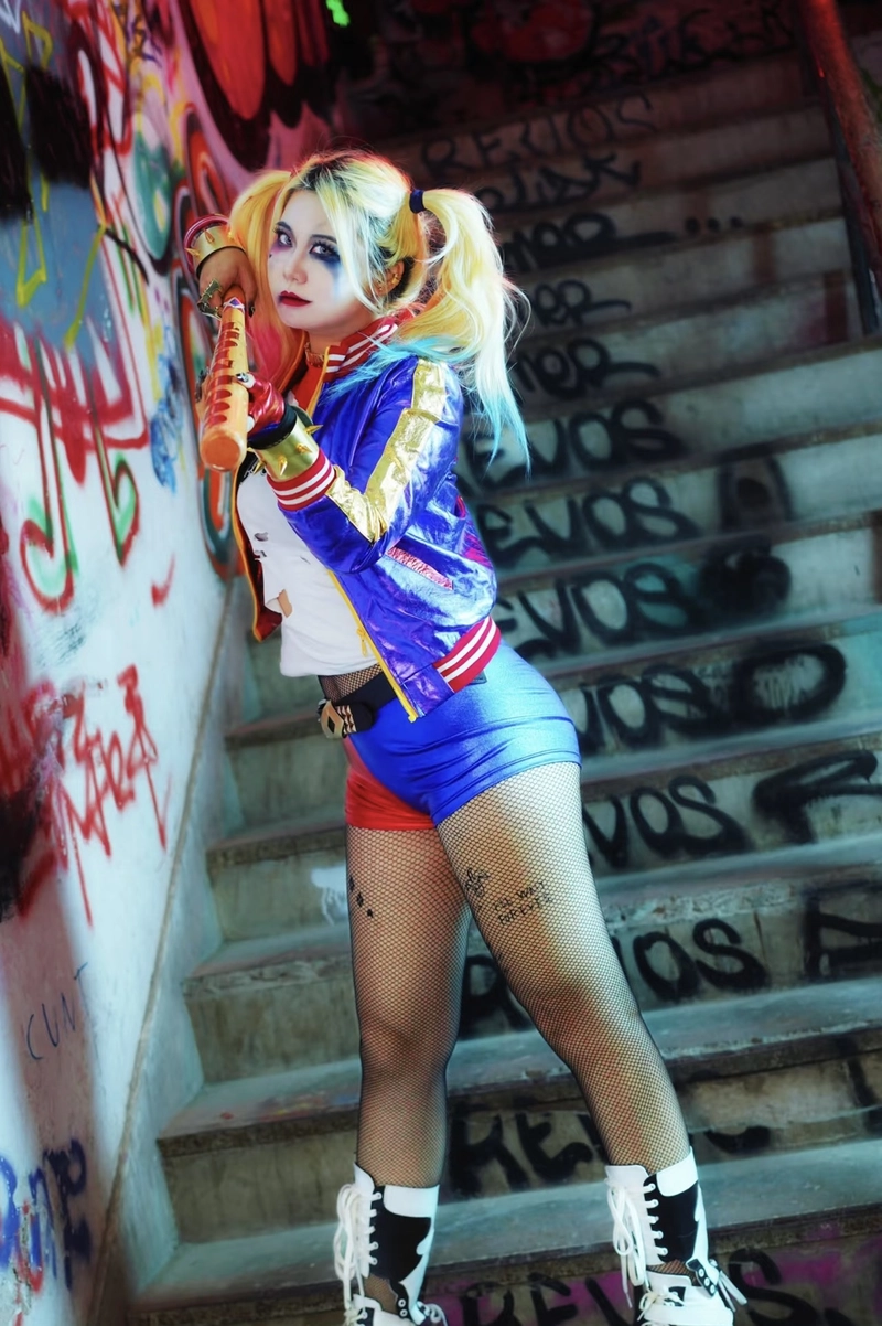 Hình ảnh cosplay Harley Quinn đầy sức hút
