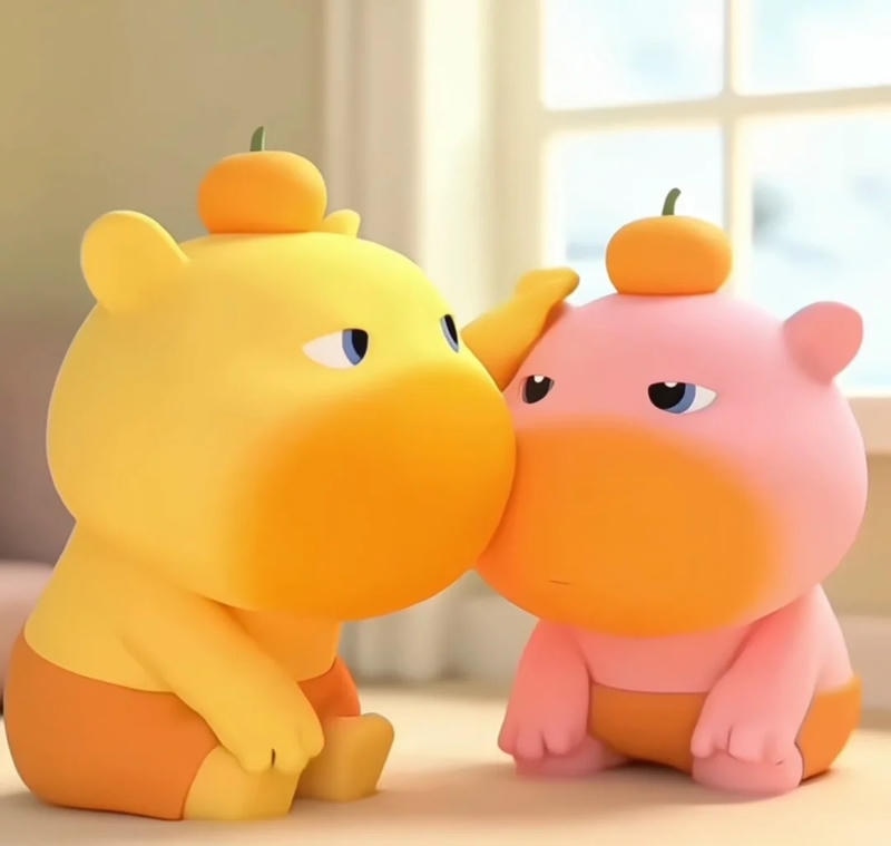 Hình ảnh meme xoa đầu với phong cách dễ thương