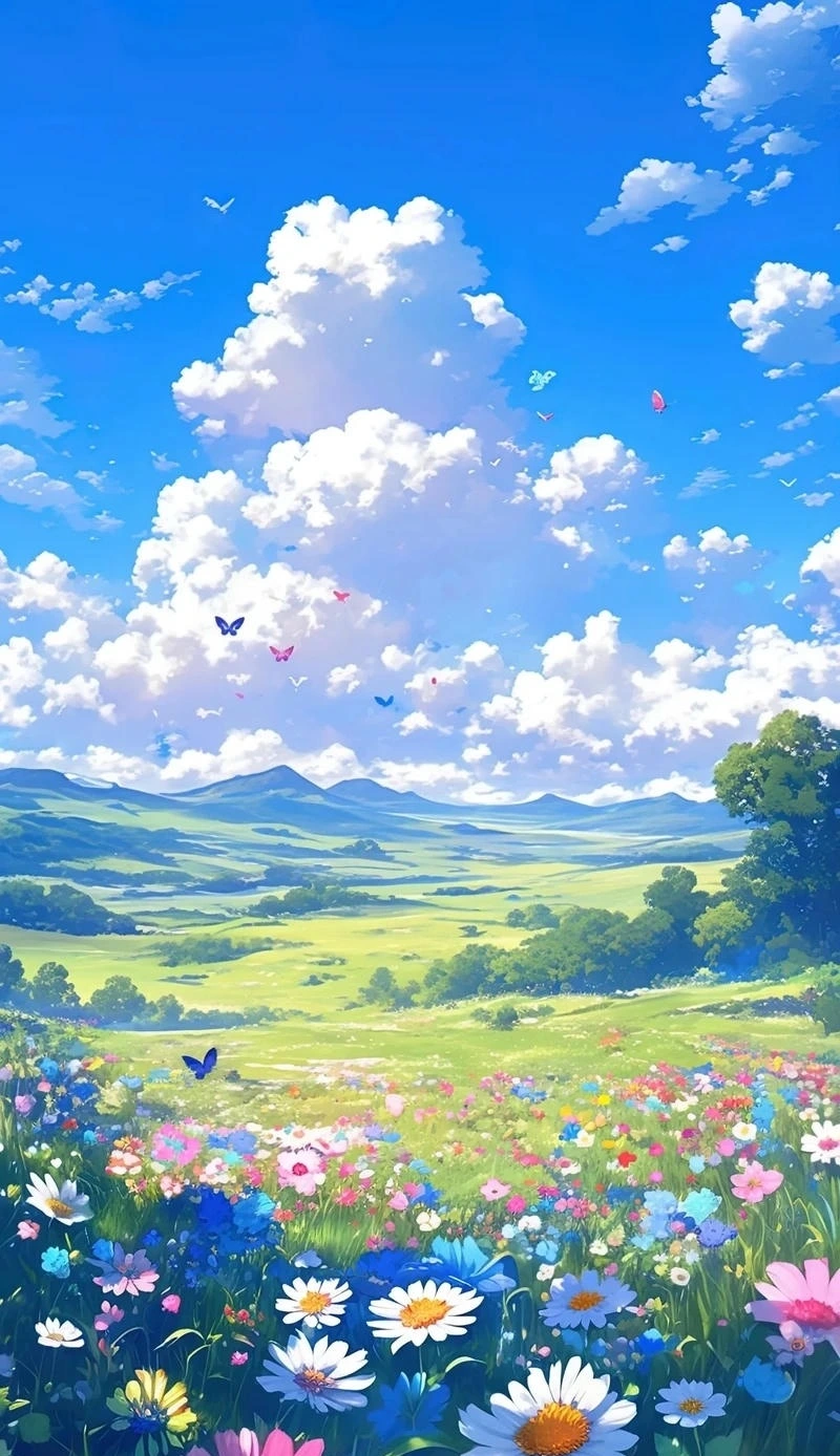 Hình ảnh phong cảnh anime buồn hợp làm ảnh nền máy tính