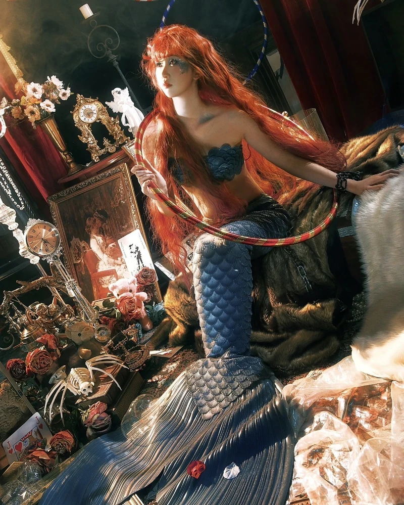 Hình cosplay nàng tiên cá phong cách huyền ảo đầy mê hoặc
